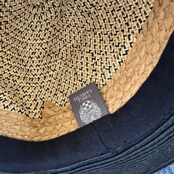 Vince Camuto Straw Sun Hat O/S - Picture 6 of 6